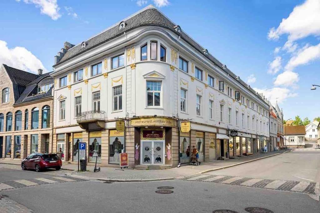 Moderne Leilighet Midt I Sentrum Av 프레드릭스타드 외부 사진