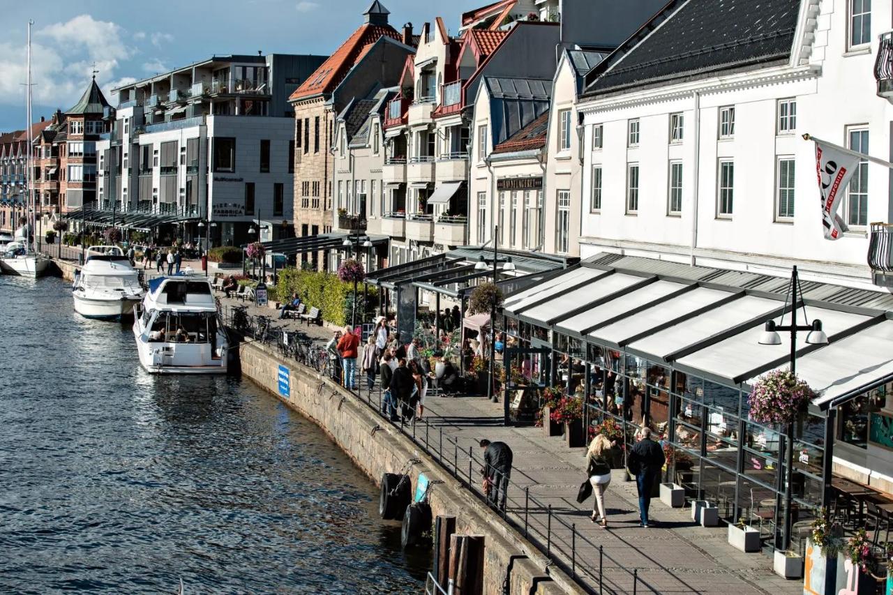 Moderne Leilighet Midt I Sentrum Av 프레드릭스타드 외부 사진